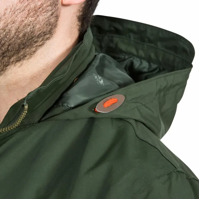 Cartwright Hooded Waterproof Jacket Olive Men Trespass Waterproof Jackets