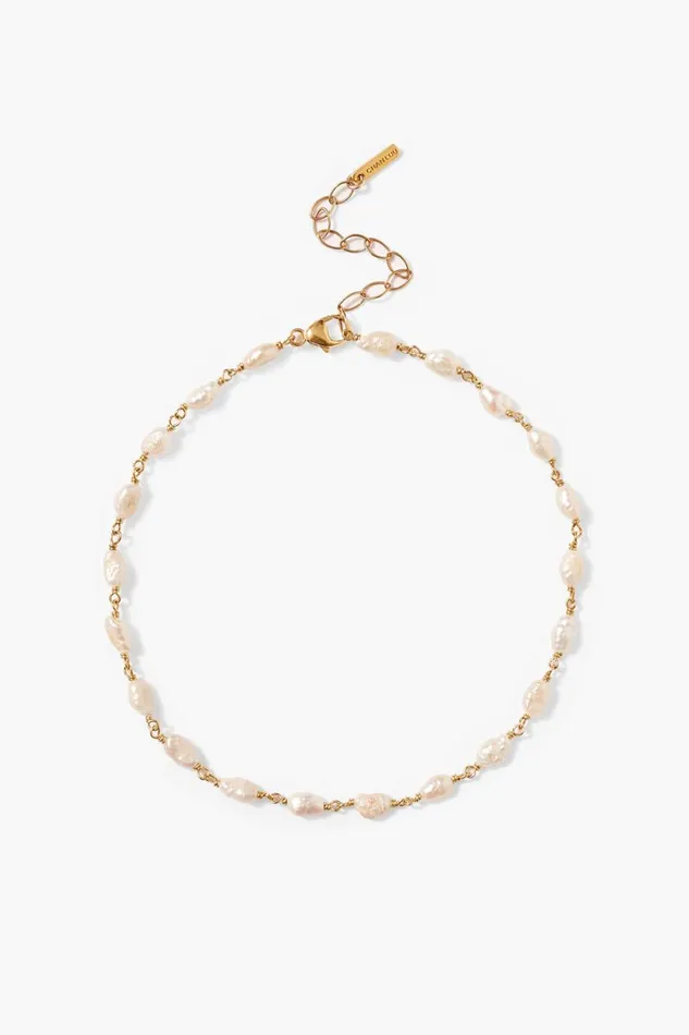 Chan Luu Anklets Women Pacifica Anklet White Pearl