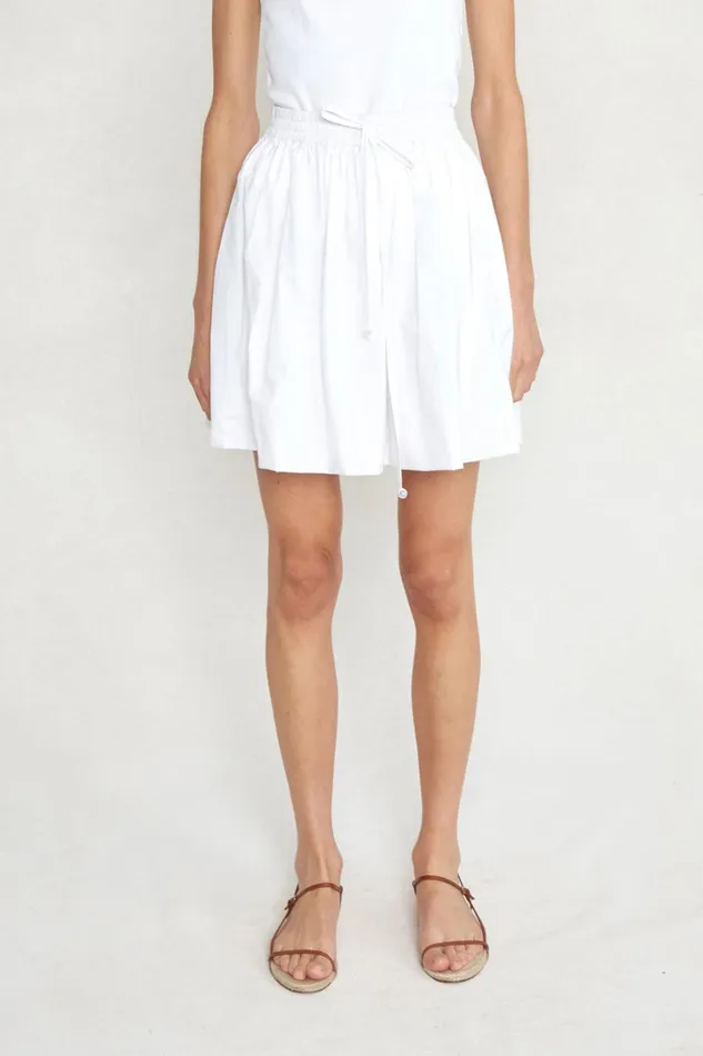 Chan Luu Bottoms Women Kelly Bubble Skirt Eggshell