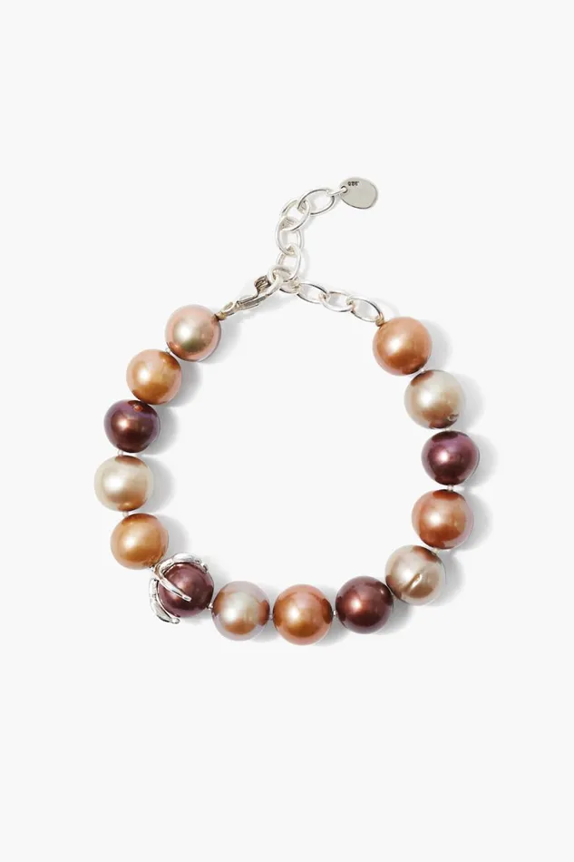 Chan Luu Bracelets Women Lark Bracelet Champagne Pearl Mix