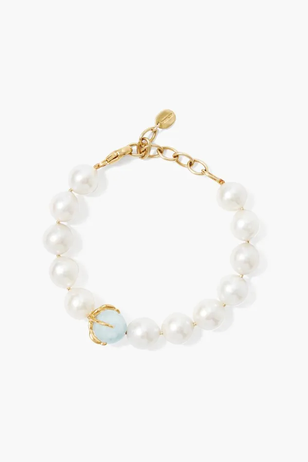 Chan Luu Bracelets Women Lark Bracelet White Pearl Mix