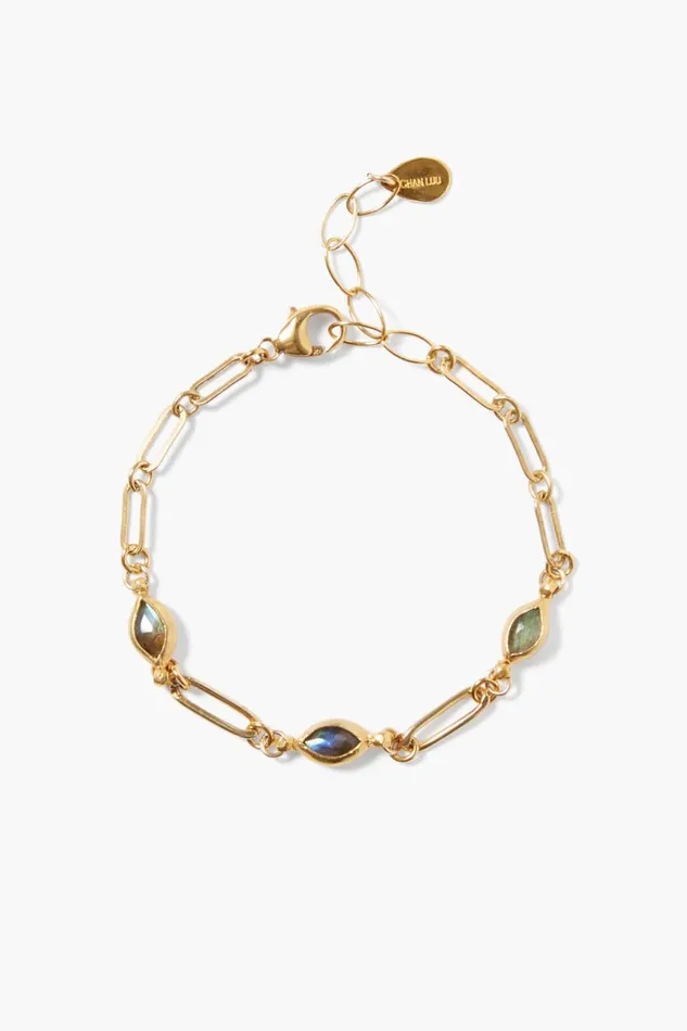 Chan Luu Bracelets Women Lydia Bracelet Gold Labradorite