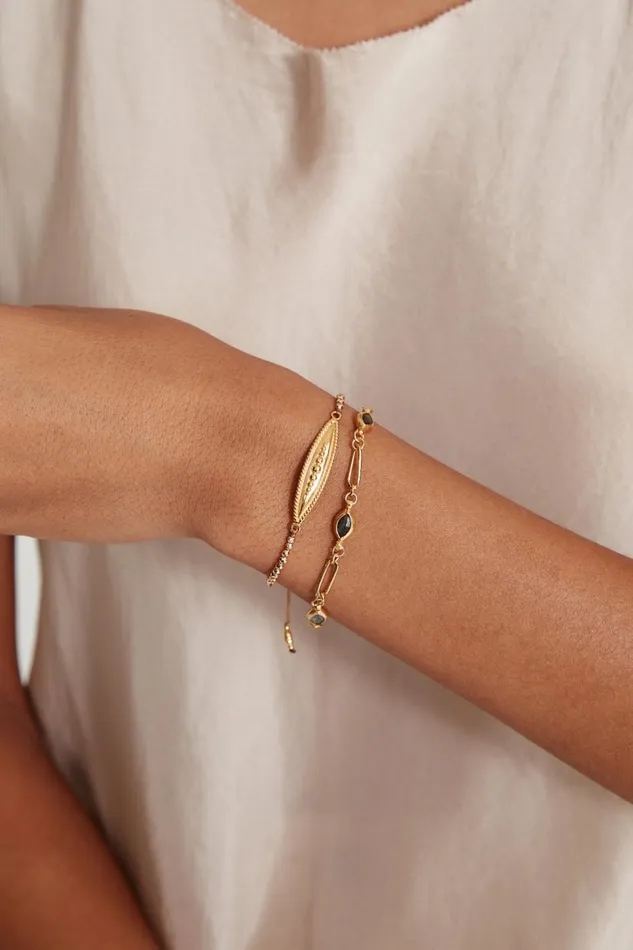 Chan Luu Bracelets Women Lydia Bracelet Gold Labradorite