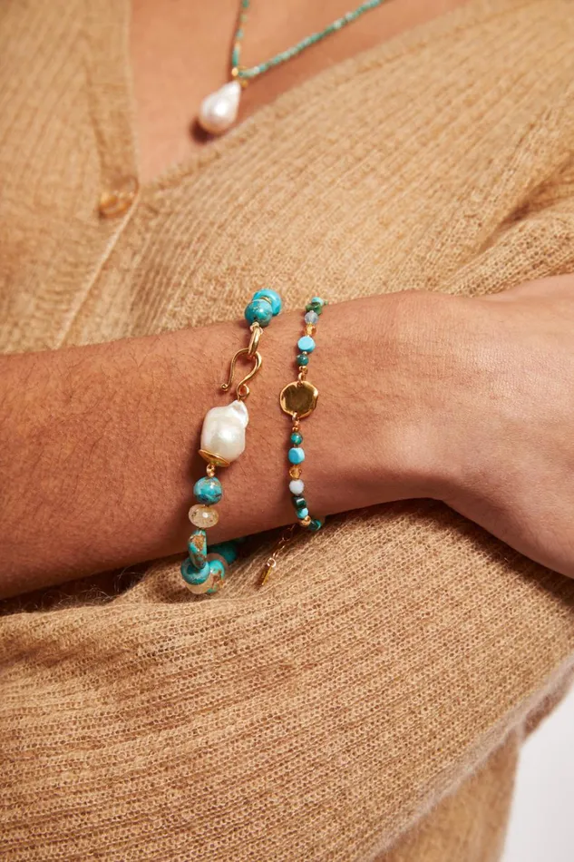 Chan Luu Bracelets Women Marina Bracelet Turquoise Mix
