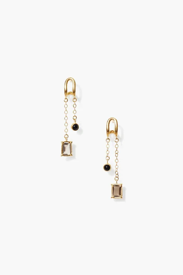 Chan Luu Earrings Women Delilah Drop Earrings Quartz Mix