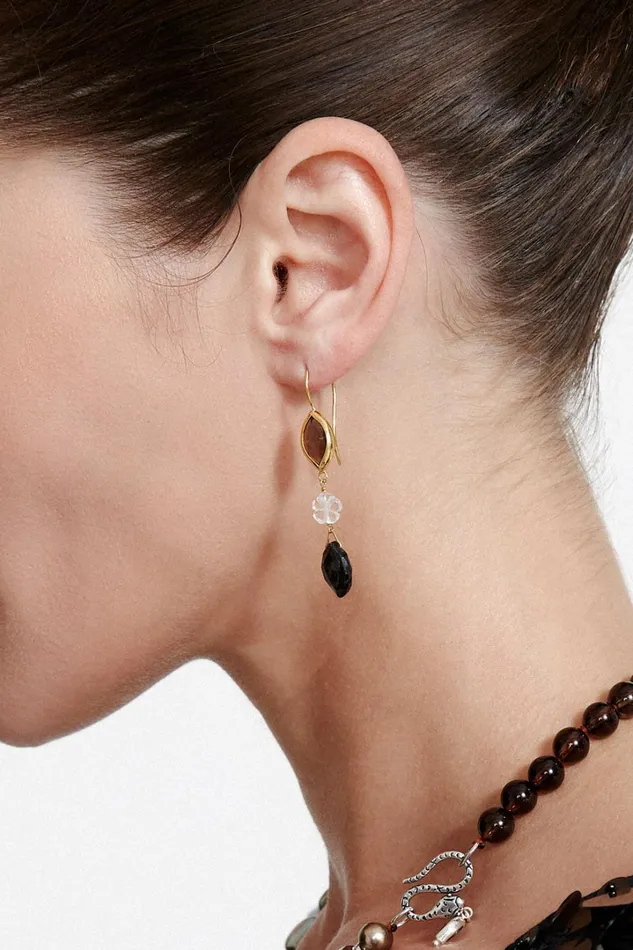 Chan Luu Earrings Women Sabine Earrings Quartz Mix