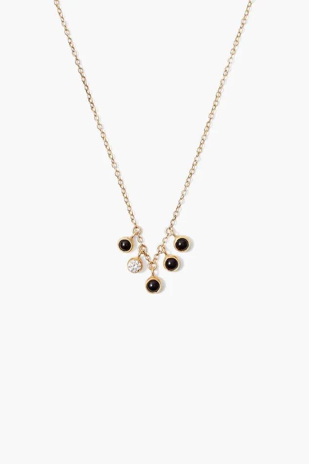 Chan Luu Necklaces Women Delilah Charm Necklace Onyx Mix