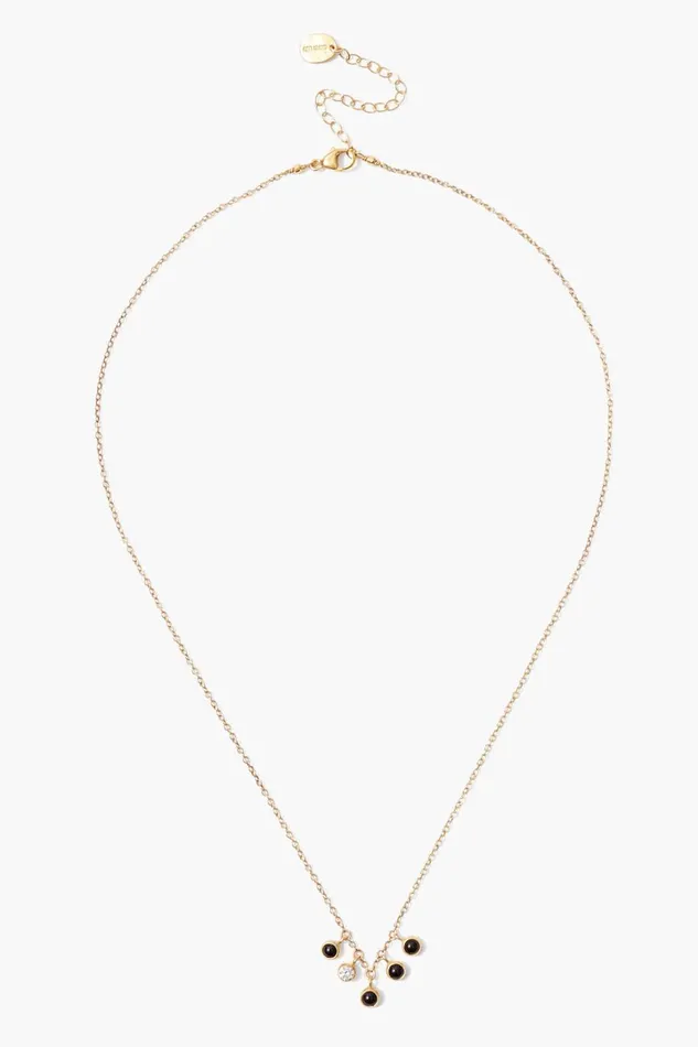 Chan Luu Necklaces Women Delilah Charm Necklace Onyx Mix