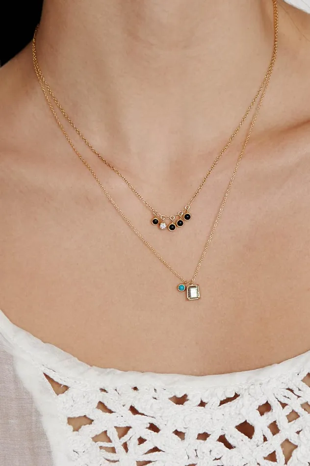 Chan Luu Necklaces Women Delilah Charm Necklace Onyx Mix