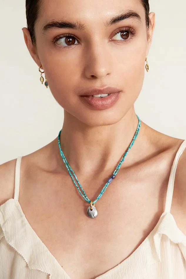 Chan Luu Necklaces Women Ibiza Necklace Turquoise