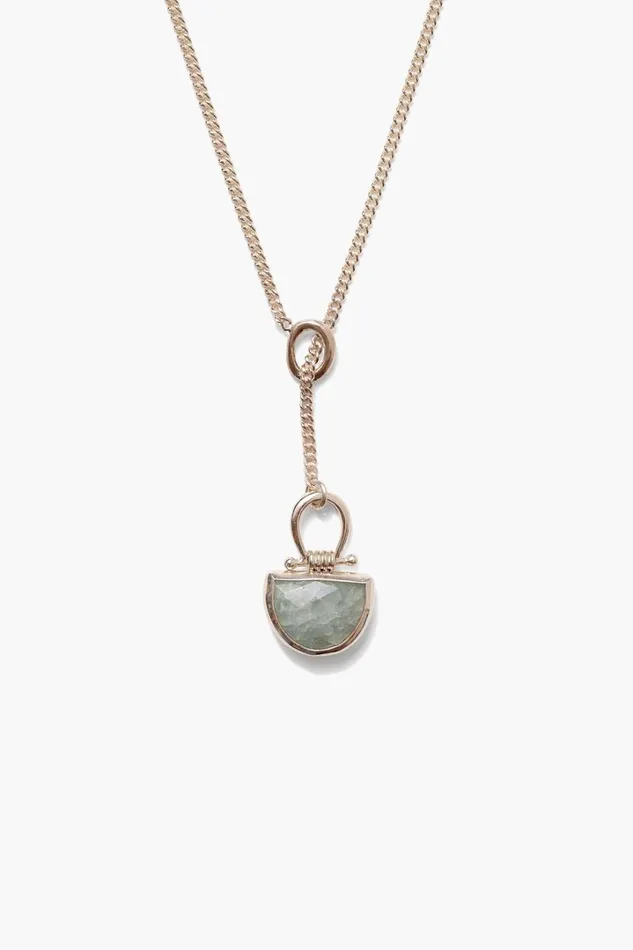 Chan Luu Necklaces Women Luna Drop Necklace Aquamarine