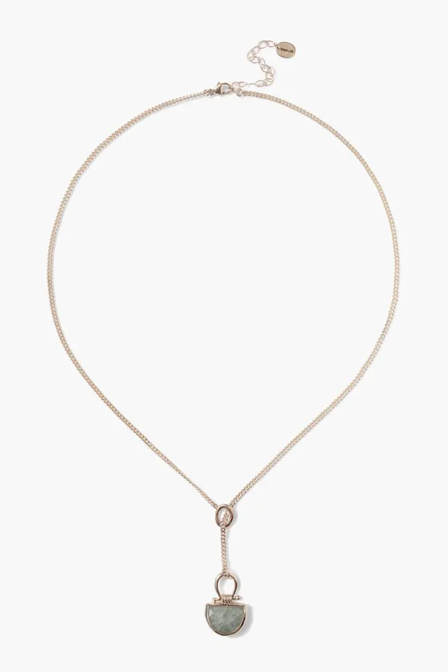 Chan Luu Necklaces Women Luna Drop Necklace Aquamarine