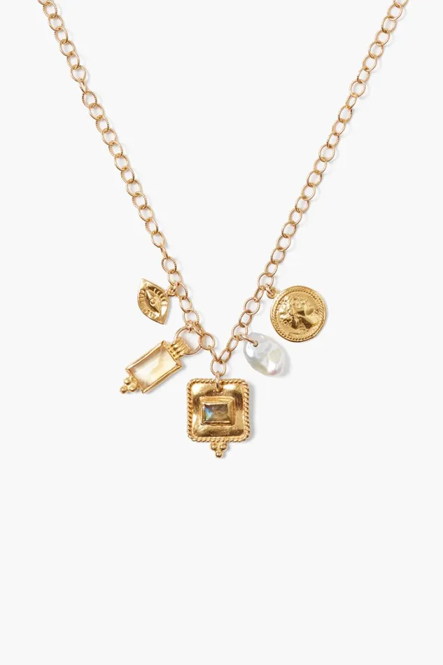 Chan Luu Necklaces Women Pilar Necklace Gold Mix