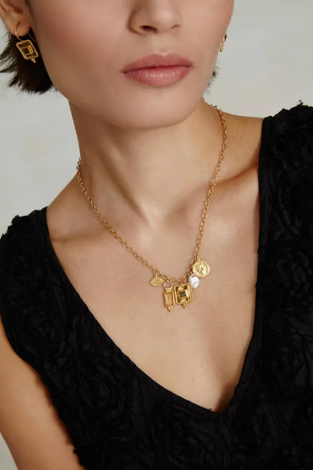 Chan Luu Necklaces Women Pilar Necklace Gold Mix