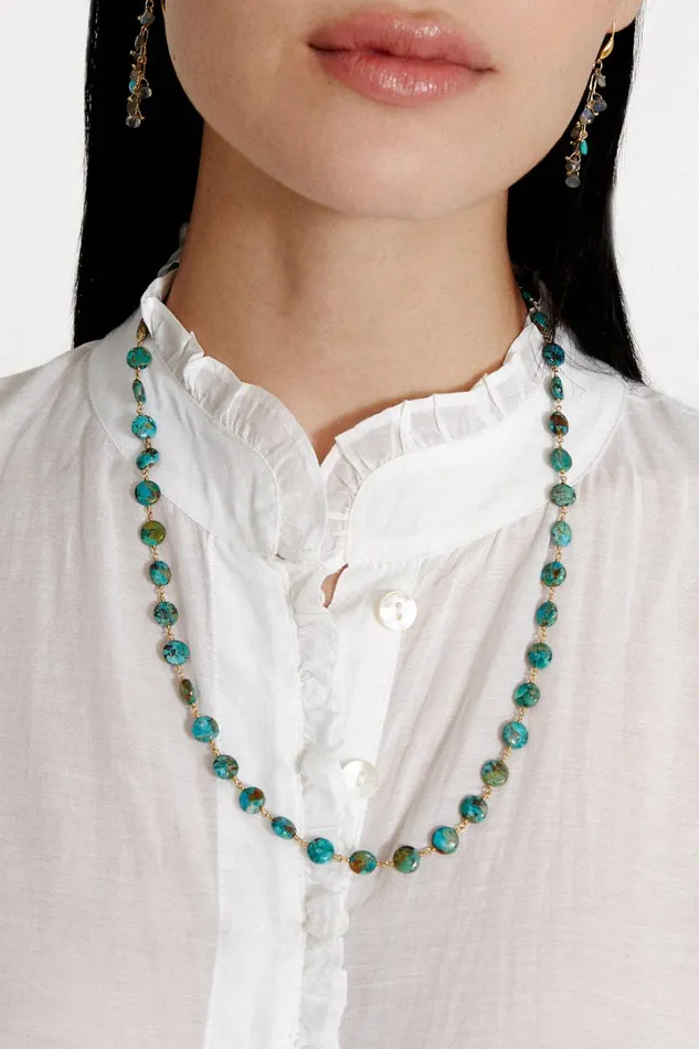 Chan Luu Necklaces Women Santa Fe Necklace Turquoise