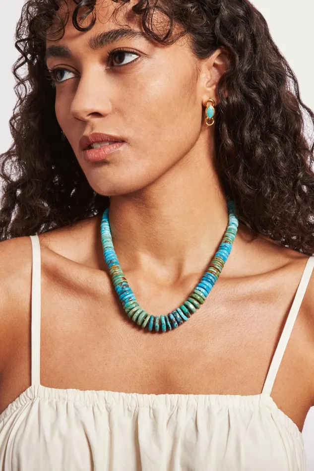 Chan Luu Necklaces Women Sky Necklace Turquoise
