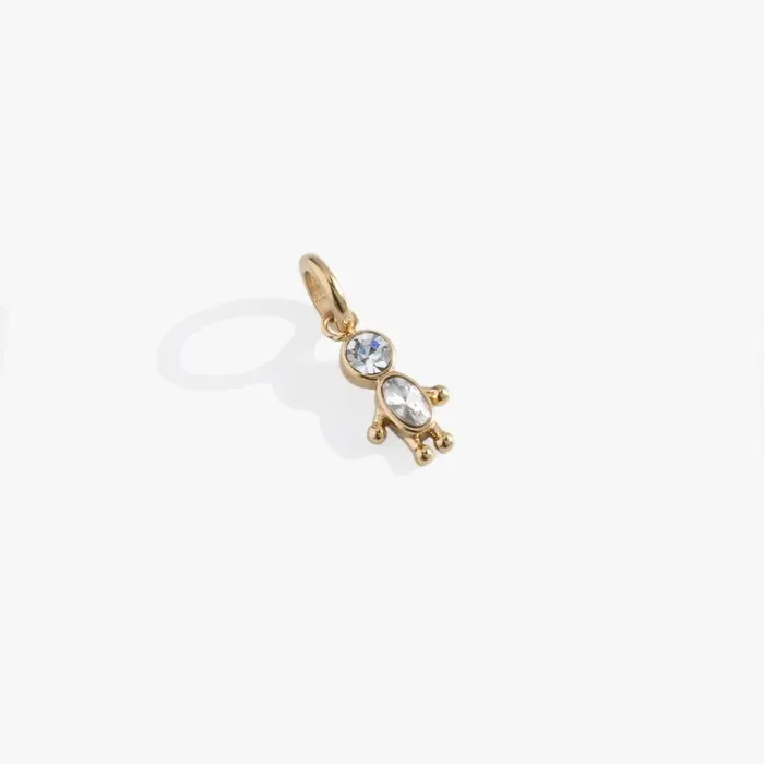 Charms Women Alex And Ani Crystal Boy InterchangeableCharm Stainless Steel Silver