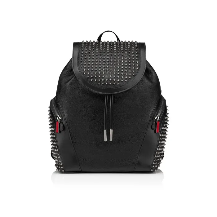 Christian Louboutin Backpacks Men Funky Backpack 8211 Calf Leather And Spikes 8211 Black Christian Louboutin Backpacks Men Funky Backpack 8211 Calf Leather And Spikes 8211 Black
