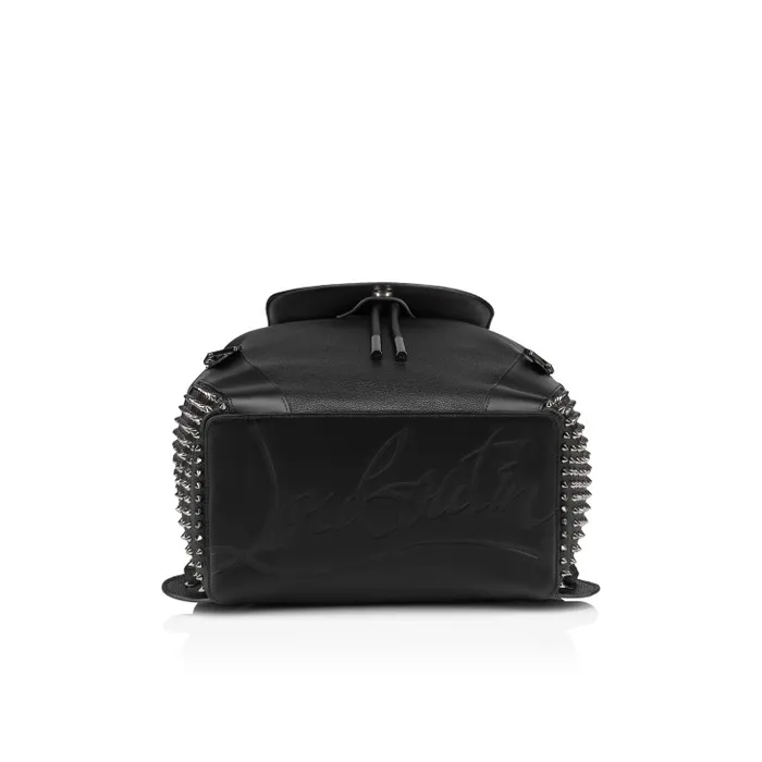 Christian Louboutin Backpacks Men Funky Backpack 8211 Calf Leather And Spikes 8211 Black