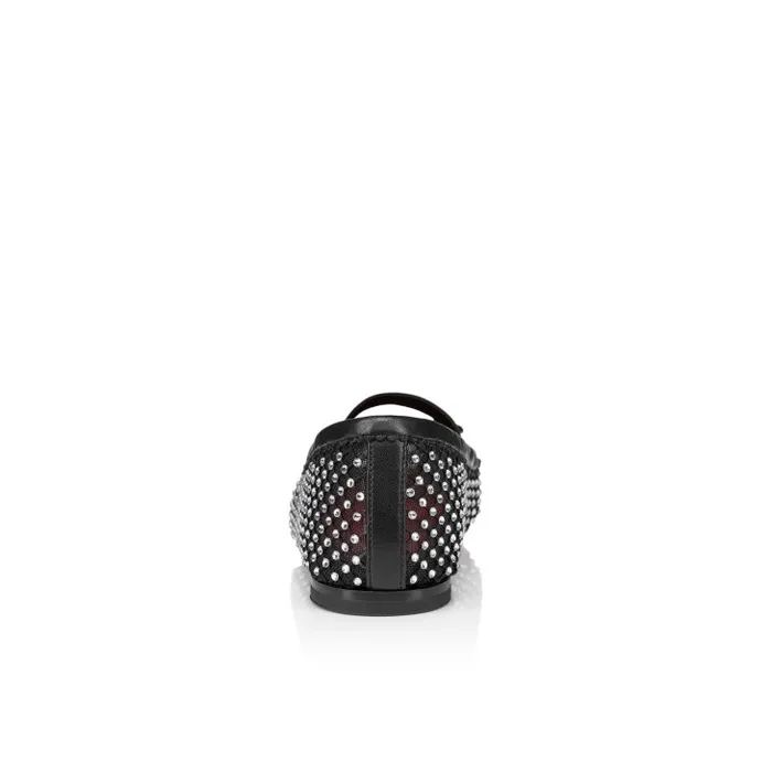 Christian Louboutin Ballerinas Kids Baballet Strass Ballerinas 8211 Mesh And Strass 8211 Black