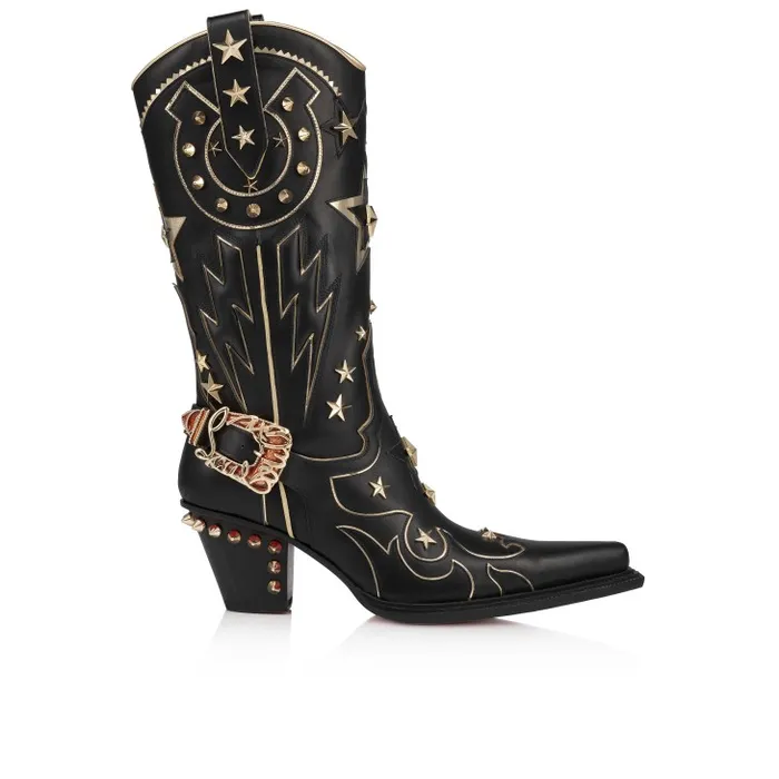 Christian Louboutin Boots WomenMen Kennywood Alta High Boots 75 Mm 8211 Nappa Leather 8211 Black