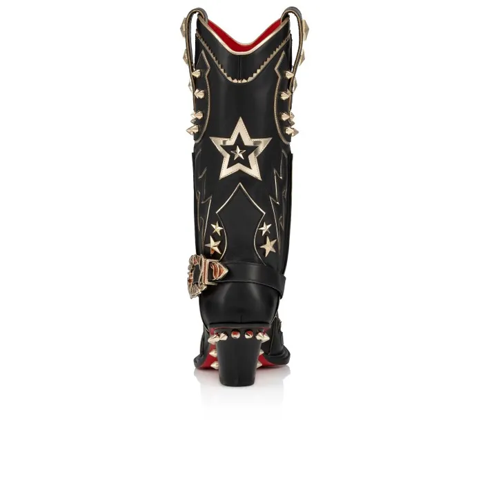 Christian Louboutin Boots WomenMen Kennywood Alta High Boots 75 Mm 8211 Nappa Leather 8211 Black