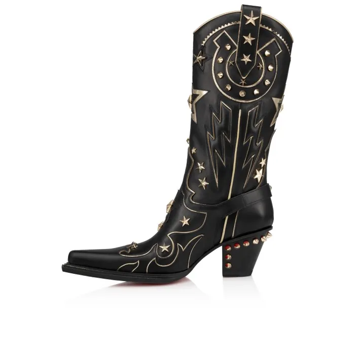 Christian Louboutin Boots WomenMen Kennywood Alta High Boots 75 Mm 8211 Nappa Leather 8211 Black