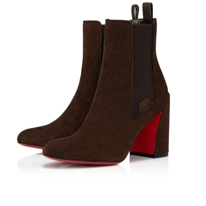 Christian Louboutin Boots Women Turelastic 85 Mm Low Boots 8211 Veau Velours 8211 Cosme