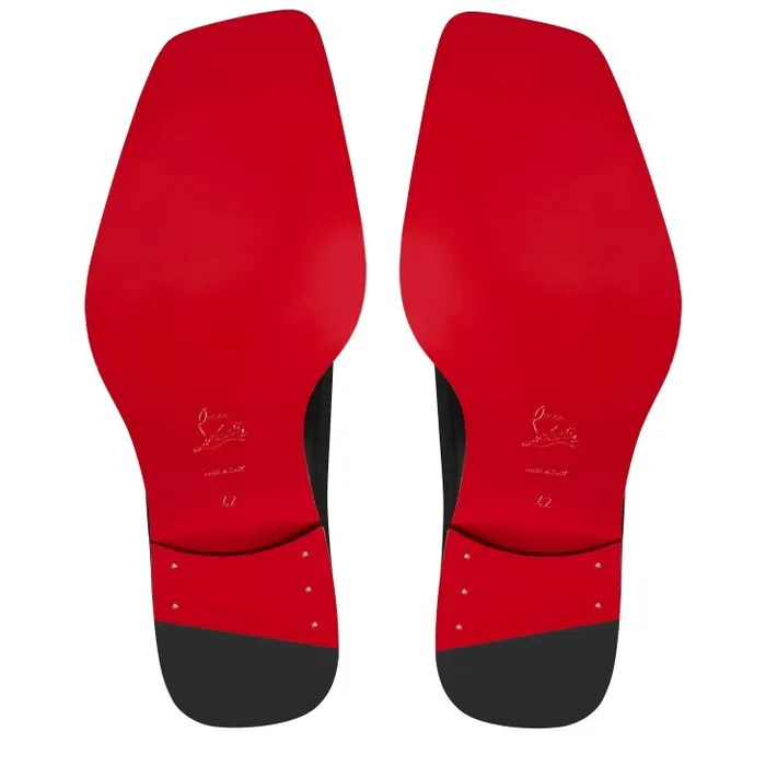 Christian Louboutin Buckles and Laceups Men Caraca Oxfords 8211 Abrasivato Calf Leather 8211 Black