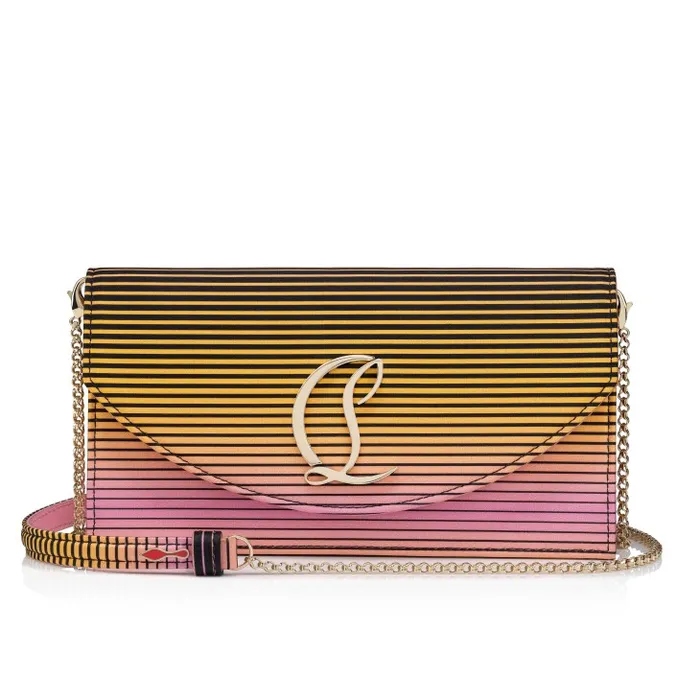 Christian Louboutin Clutches and Evening Bags Women Loubi54 Clutch 8211 Aftersun Printed Crepe Satin 8211 Multicolor Christian Louboutin Clutches and Evening Bags Women Loubi54 Clutch 8211 Aftersun Printed Crepe Satin 8211 Multicolor