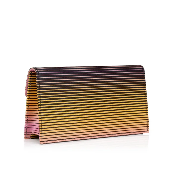 Christian Louboutin Clutches and Evening Bags Women Loubi54 Clutch 8211 Aftersun Printed Crepe Satin 8211 Multicolor