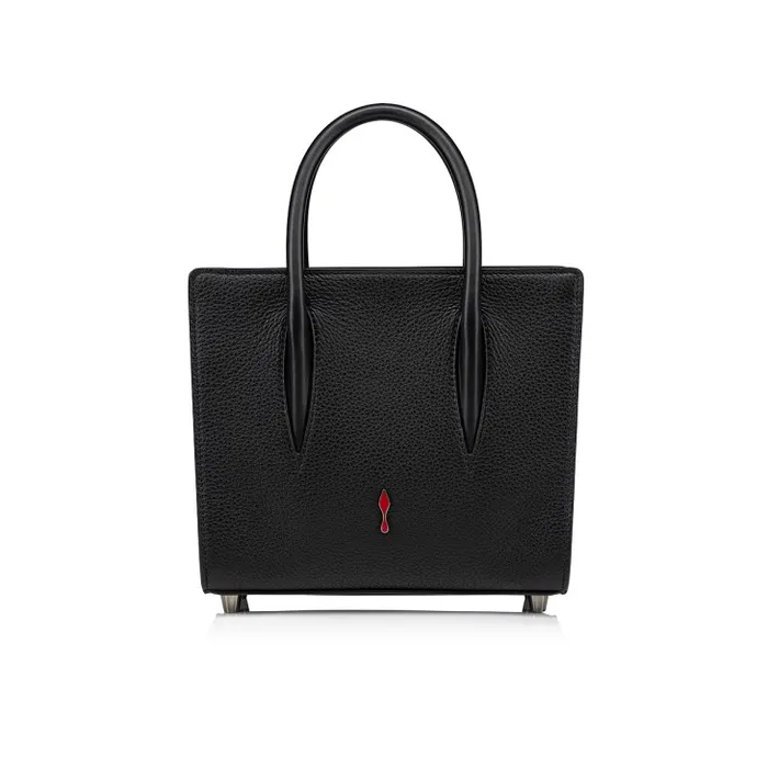 Christian Louboutin Crossbody Bags Women Paloma Mini Top Handle Bag 8211 Grained Calf Leather And Spikes Loubinthesky 8211 Black