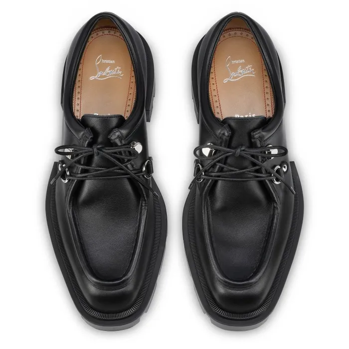 Christian Louboutin Loafers and Moccasins Men Our Pabelito Derbies 8211 Calf Leather 8211 Black