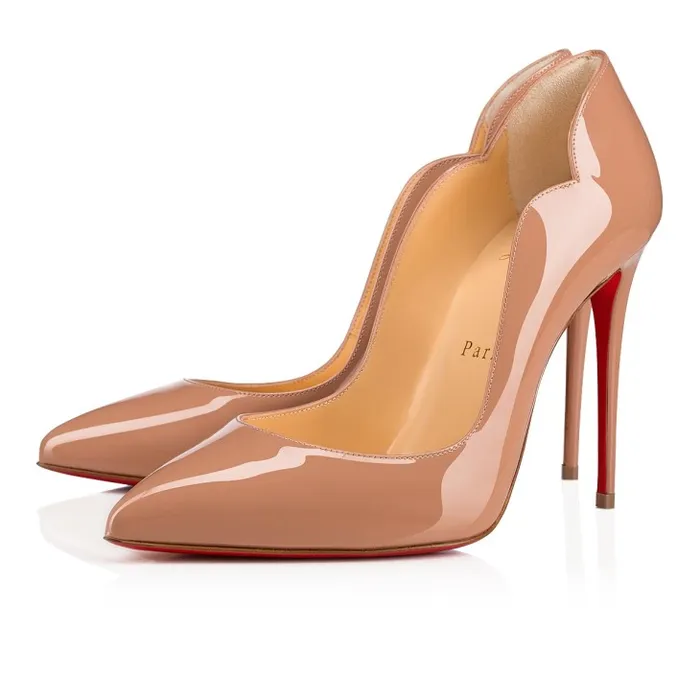 Christian Louboutin Pumps Women Hot Chick 100 Mm Pumps 8211 Patent Calf Leather 8211 Blush