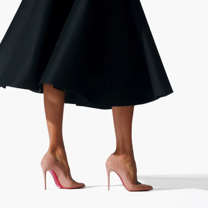 Christian Louboutin Pumps Women Hot Chick 100 Mm Pumps 8211 Patent Calf Leather 8211 Blush