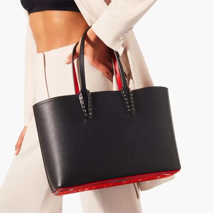 Christian Louboutin Shoulder Bags Women Cabata Small Tote Bag 8211 Calf Leather 8211 Black
