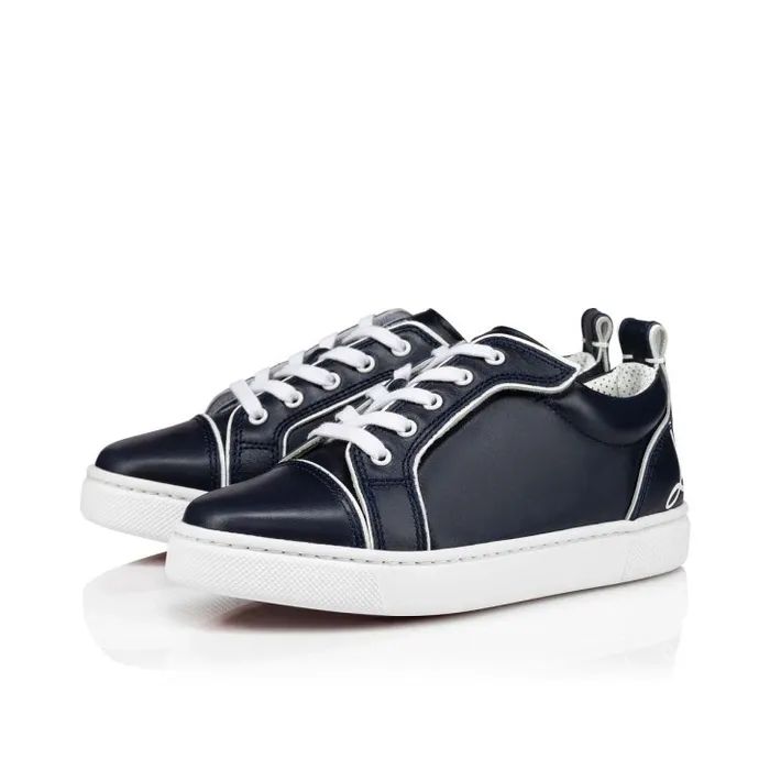 Christian Louboutin Sneakers Kids Funnyto Lowtop Sneakers 8211 Calf Leather 8211 Navy