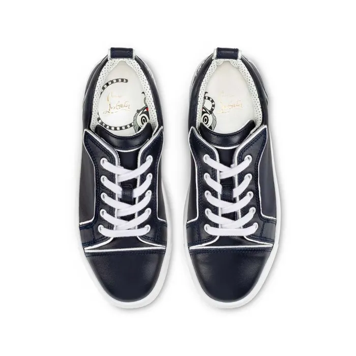 Christian Louboutin Sneakers Kids Funnyto Lowtop Sneakers 8211 Calf Leather 8211 Navy