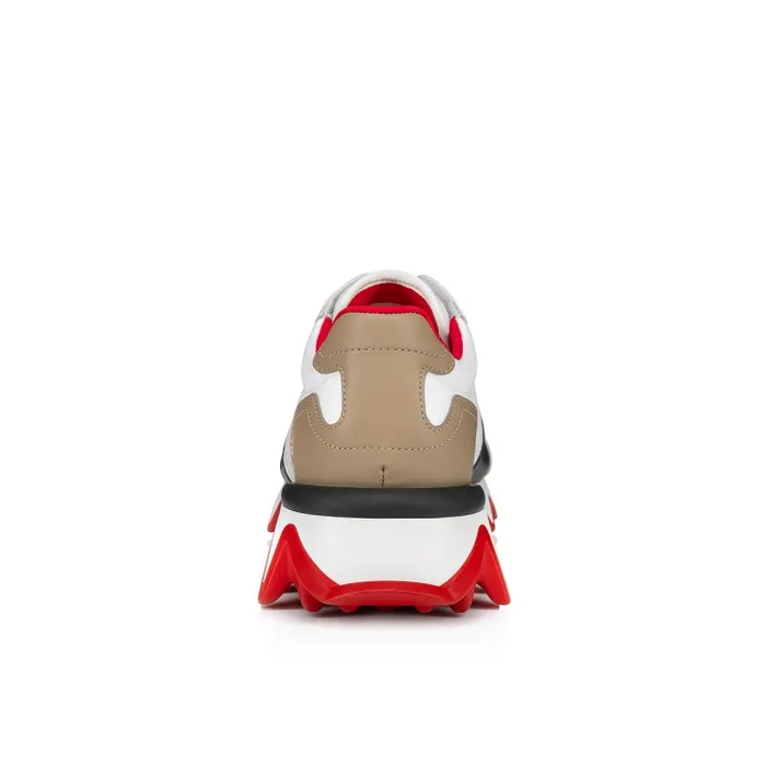 Christian Louboutin Sneakers Men Nastroshark Sneakers 8211 Olona Canva And Calf Leather 8211 White