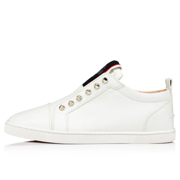 Christian Louboutin Sneakers Women FAV Fique A Vontade Sneakers 8211 Calf Leather 8211 White Christian Louboutin Sneakers Women FAV Fique A Vontade Sneakers 8211 Calf Leather 8211 White