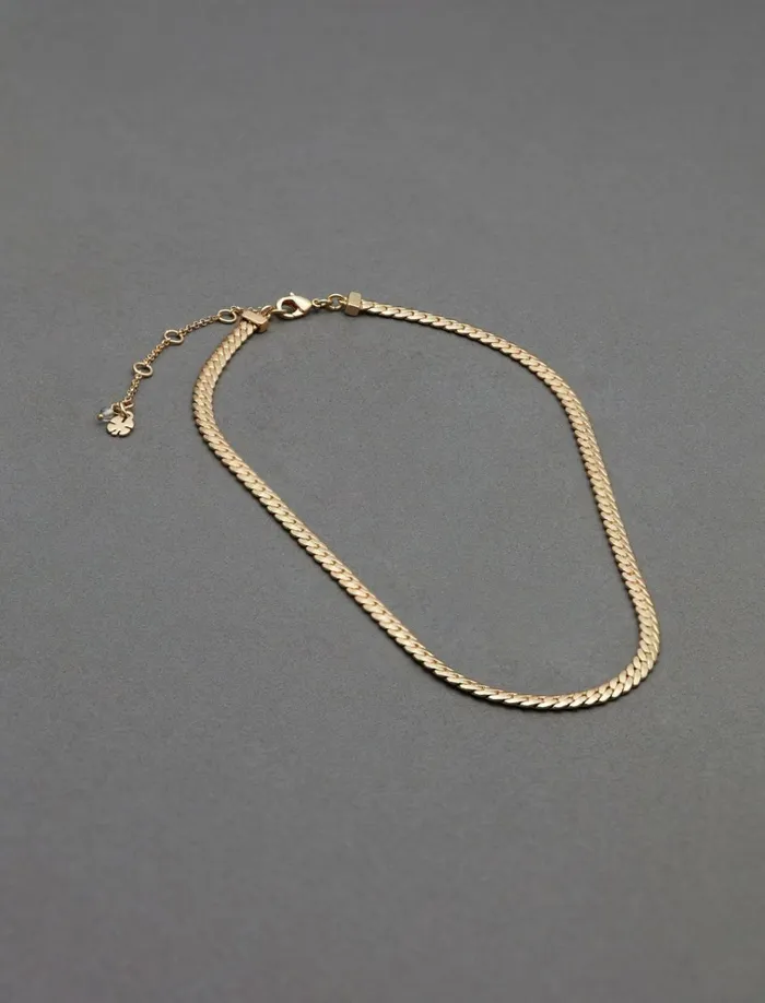 Classic Chain Necklace Gold Women Lucky Brand Jewelry