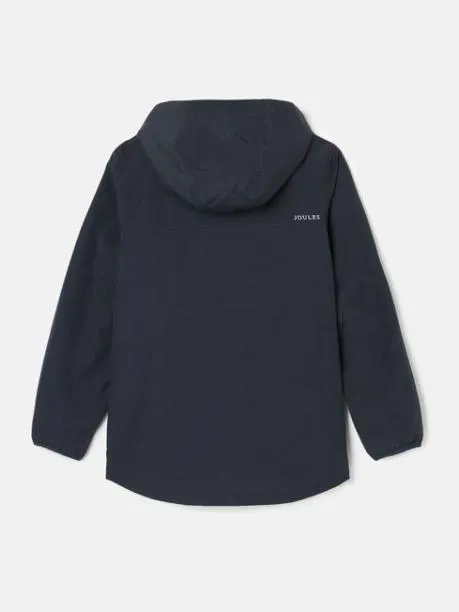Coats and Jackets Boys Joules Navy Blue Waterproof Fleece Lined Raincoat