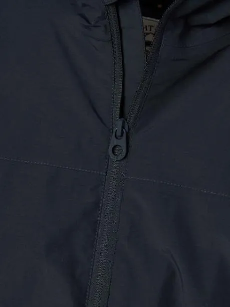 Coats and Jackets Boys Joules Navy Blue Waterproof Fleece Lined Raincoat