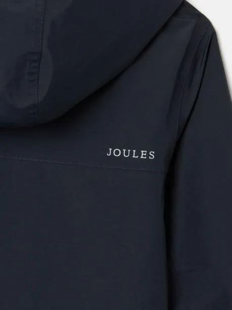 Coats and Jackets Boys Joules Navy Blue Waterproof Fleece Lined Raincoat