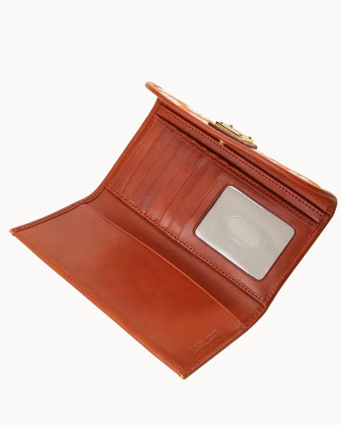 Collegiate Clemson University Continental Clutch Clemson Women Dooney and Bourke Wallets Collegiate Clemson University Continental Clutch Clemson Women Dooney and Bourke Wallets