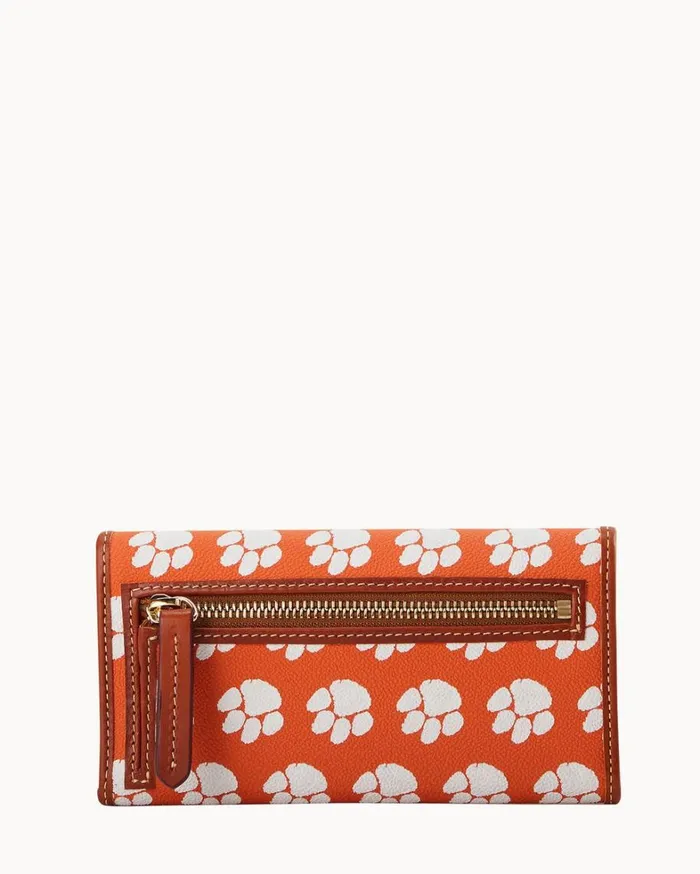 Collegiate Clemson University Continental Clutch Clemson Women Dooney and Bourke Wallets Collegiate Clemson University Continental Clutch Clemson Women Dooney and Bourke Wallets