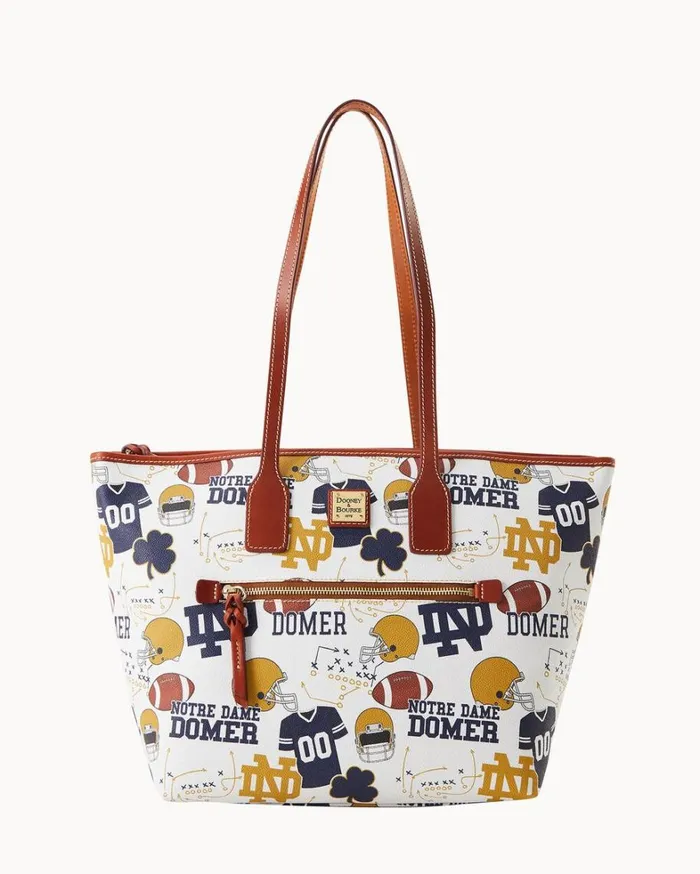 Collegiate University Of Notre Dame Tote Notre Dame Women Dooney and Bourke Totes Collegiate University Of Notre Dame Tote Notre Dame Women Dooney and Bourke Totes