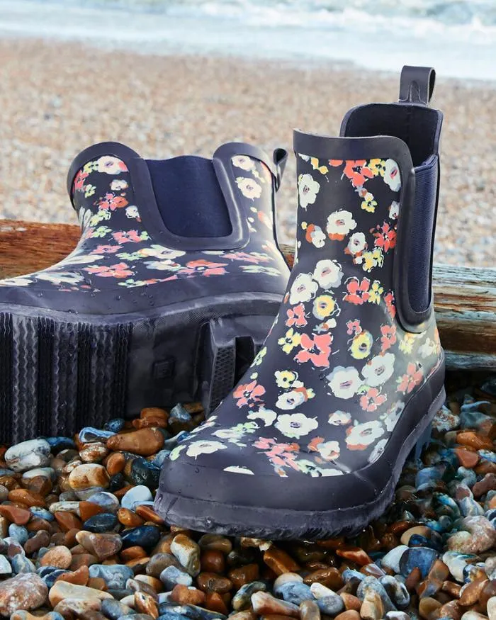 Cotton Traders Boots Printed Ankle Wellington Boots 8211 Women