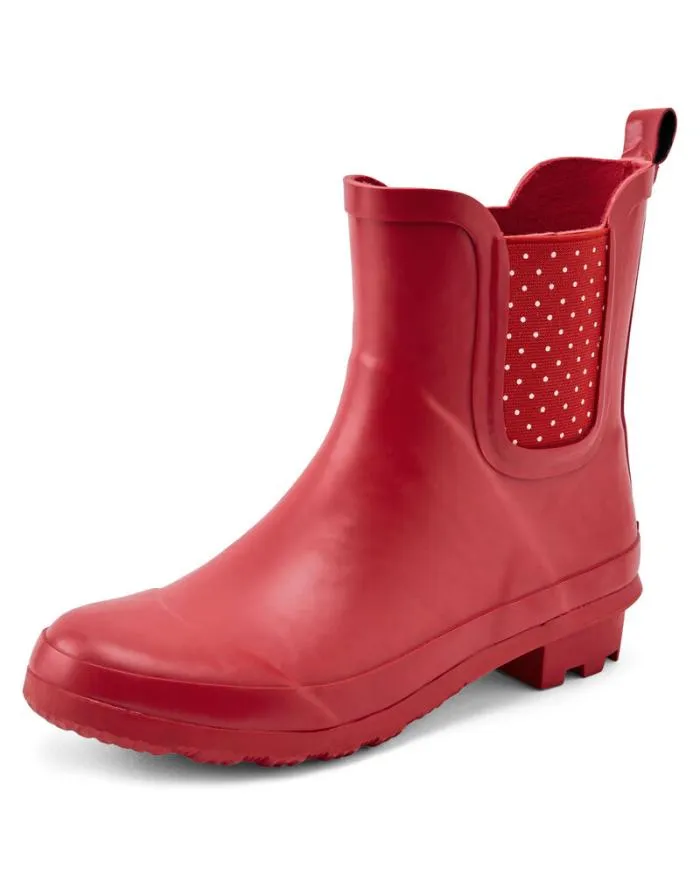 Cotton Traders Boots Printed Ankle Wellington Boots 8211 Women