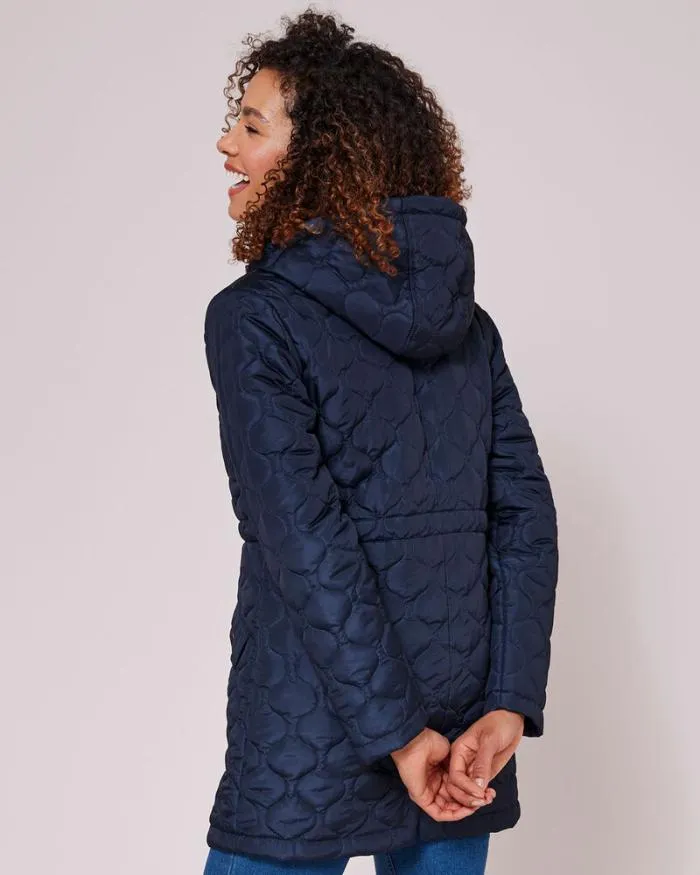 Cotton Traders Coats and Jackets Quilted Hooded Parka Jacket 8211 Women
